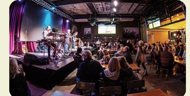 The Club Room event space at Roswell Junction